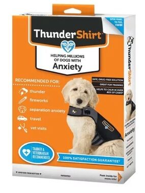 ThunderShirt Solid Gray Anxiety Jacket for Dogs -